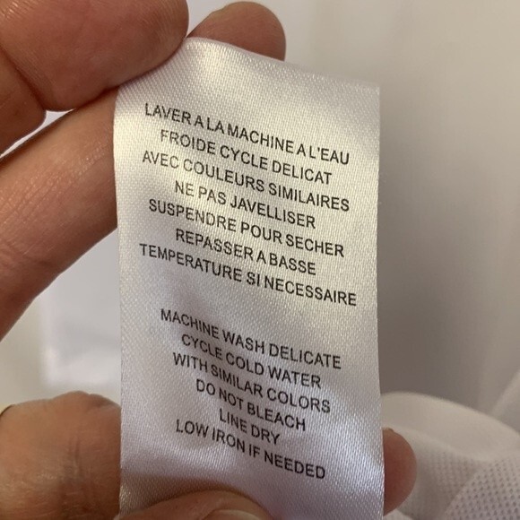 Tribal NWOT White Tennis/Golf Short Sleeve Performance Polo Shirt Size XL - Picture 6 of 10